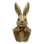 Clayre & Eef | Decoratie Konijn Beige Bruin 13x10x26 cm | 6PR6574