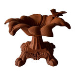 Clayre & Eef | Vogelbad Bruin 20x13x16 cm | 6Y6150