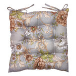 Clayre & Eef | Stoelkussen met foam Grijs 40x40x4 cm | KG029.008