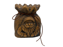 Brynxz Bagsac Tealightholder Santaclaus - Majestic Gold (Maat L) 16x18cm