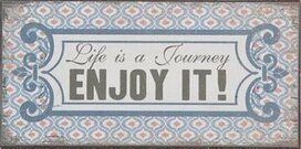 Tekst magneet Enjoy 5 x 10 cm | 6Y1930 | Clayre & Eef