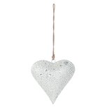 Hanger hart 25*25 cm Wit | 6Y1871M | Clayre & Eef