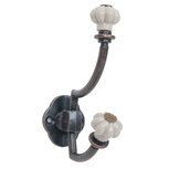 Clayre & Eef | Wandhaak Bruin 4x8x12 cm | 6Y2071