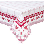 Tafelkleed 150*150 cm Rood | BOW15 | Clayre & Eef Tafelkleed 150*150 cm Rood | BOW15 | Clayre & Eef