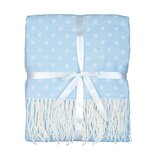 Plaid 130*150 cm Lichtblauw | KT060.047LBL | Clayre & Eef Plaid 130*150 cm Lichtblauw | KT060.047LBL | Clayre & Eef