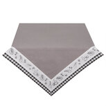 Tafelkleed 150*150 cm Grijs | LIF15 | Clayre & Eef Tafelkleed 150*150 cm Grijs | LIF15 | Clayre & Eef
