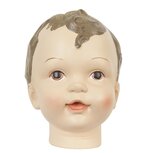 Clayre & Eef | Decoratie Beeld Kinderhoofd Beige 12x10x13 cm | 6PR0250 Clayre & Eef | Decoratie Beeld Kinderhoofd Beige 12x10x13 cm | 6PR0250