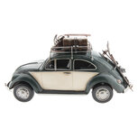 VW kever model auto licentie 36*13*16 cm Blauw/wit | 6Y2997 | Clayre & Eef VW kever model auto licentie 36*13*16 cm Blauw/wit | 6Y2997 | Clayre & Eef