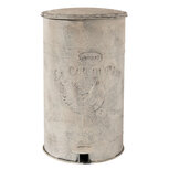 Clayre & Eef | Pedaalemmer Wit 26x30x46 cm / 12000 ml | 6Y2369 Clayre & Eef | Pedaalemmer Wit 26x30x46 cm / 12000 ml | 6Y2369