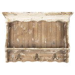 Clayre & Eef | Wandkapstok Bruin 69x18x49 cm | 5H0402