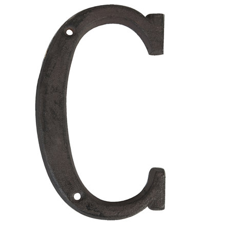 Clayre & Eef | IJzeren Letter C Bruin 8*1*13 cm | 6Y0840-C