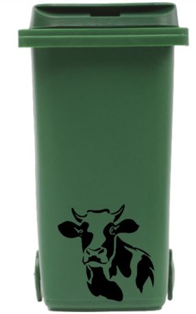 Sticker koe kliko container | Rosami