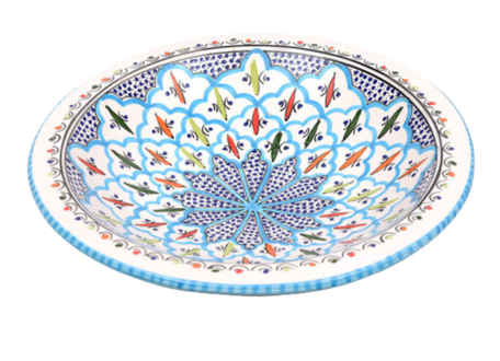 Salade schaal Turquoise blue fine Ø 35 cm | SOR.BC.35 | Dishes & Deco