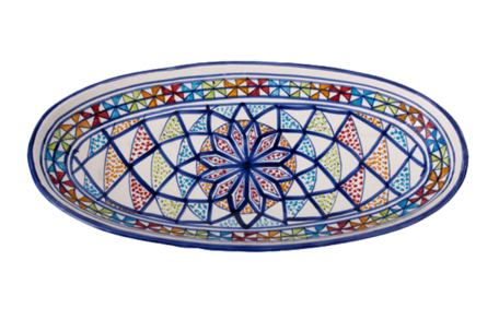 Ovale schaal Naoura 40 cm | OS.AR.40 | Dishes & Deco