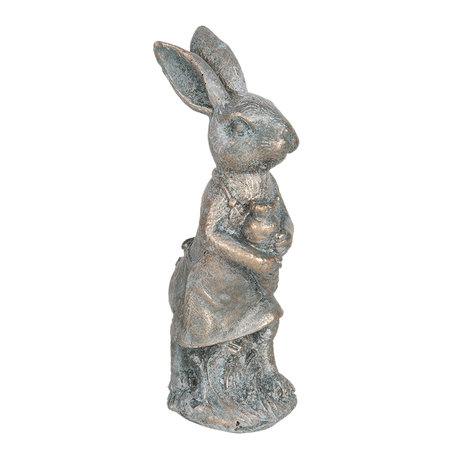 Decoratie konijn 6*4*13 cm | Bruin | 6PR3089CH | Clayre & Eef
