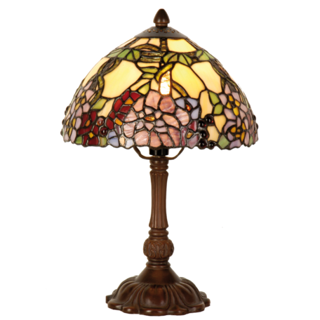 Tafellamp Tiffany ø 22*32 cm E14/max 1*40W | Multi | 5LL-1103 | Clayre & Eef