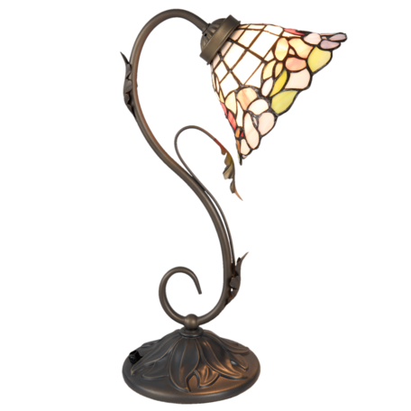 Tafellamp Tiffany 32*20*48 cm E27/max 1*60W | Multi | 5LL-5920 | Clayre & Eef
