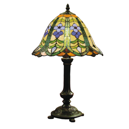 Tafellamp Tiffany ø 30*48 cm E27/max 1*60W | Multi | 5LL-8838 | Clayre & Eef