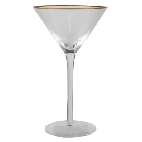Clayre & Eef | Martiniglas Transparant 250 ml | 6GL3247