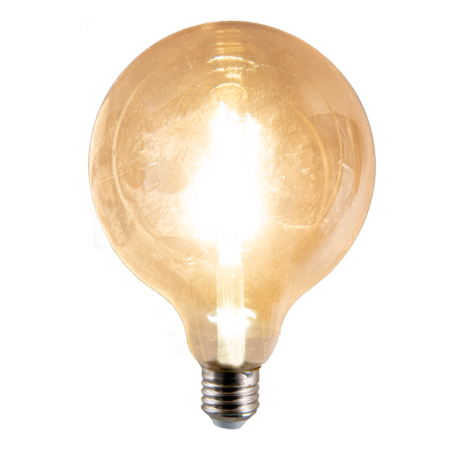 Clayre & Eef | LED Lamp Transparant 9 cm E27/4W | LP107