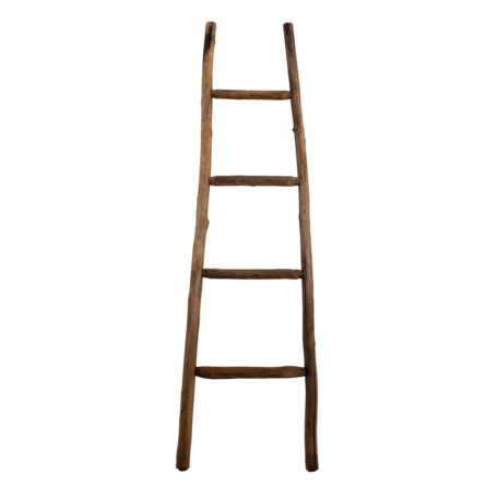 Clayre & Eef | Handdoekhouder Ladder Bruin 43*3*155 cm | 5H0554