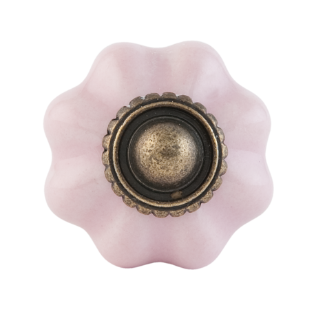 Clayre & Eef | Deurknop Roze ø 3 cm | 63505