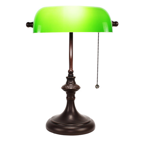 Clayre & Eef | Tafellamp Groen 26*16*38 cm E27/max 1*40W | 5LL-5684