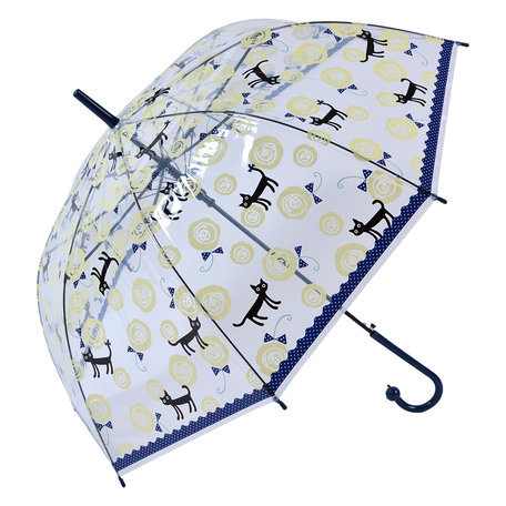 Clayre & Eef | Paraplu Volwassenen Blauw 60 cm | JZUM0055BL