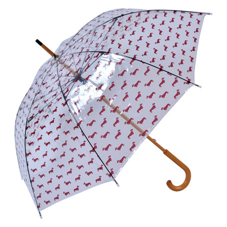 Clayre & Eef | Paraplu Volwassenen Bruin 60 cm | JZUM0056CH