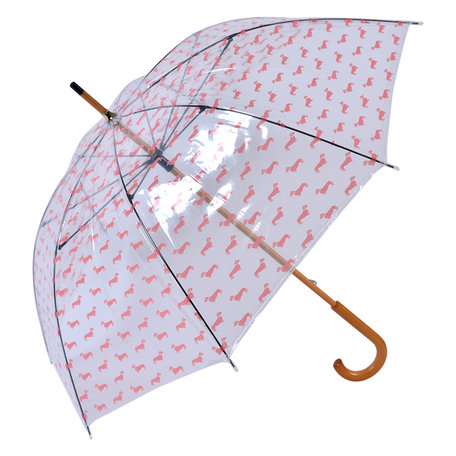 Clayre & Eef | Paraplu Volwassenen Rood 60 cm | JZUM0056R
