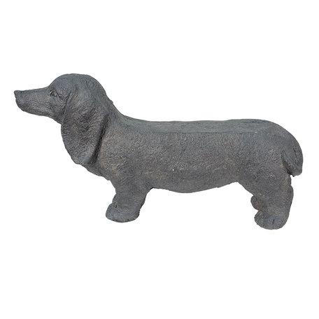 Clayre & Eef | Hond Hond Grijs 74*19*39 cm | 5MG0019