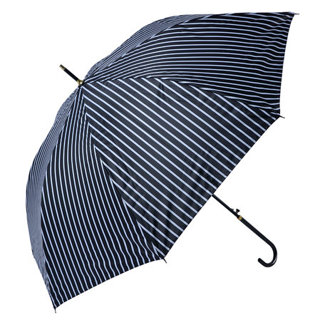 Clayre & Eef | Paraplu Volwassenen Zwart ø 100*88 cm | JZUM0051
