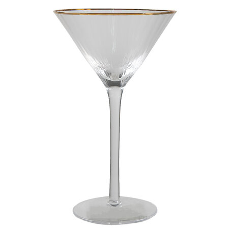 Clayre & Eef | Martiniglas Transparant 250 ml | 6GL3247