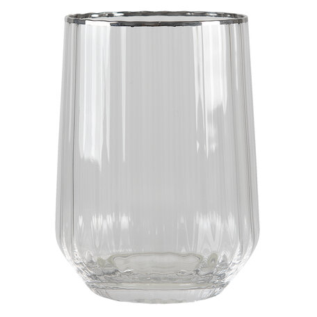 Clayre & Eef | Waterglas Transparant ø 8x11 cm / 400 ml | 6GL3256