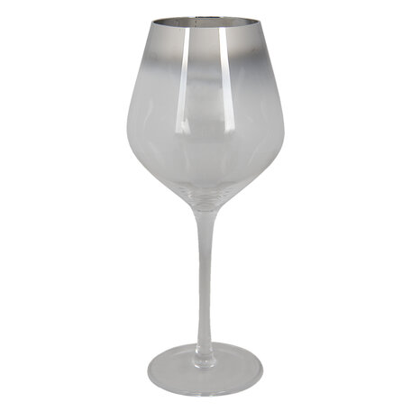 Clayre & Eef | Wijnglas Transparant ø 11x25 cm / 700 ml | 6GL3381