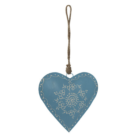 Clayre & Eef | Decoratie hanger hart 16x5x16 cm | 6Y5269