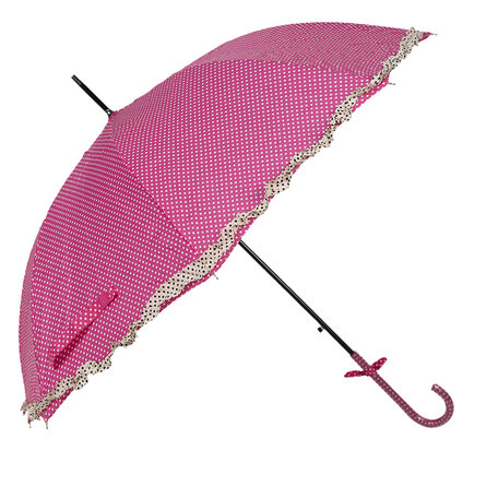 Clayre & Eef | Paraplu Volwassenen Roze ø 90 cm | JZUM0030P