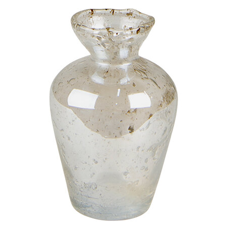 Clayre & Eef | Vazen glas Transparant ø 6x10 cm | 6GL4303