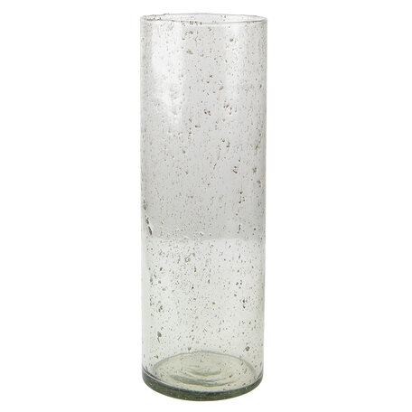 Clayre & Eef | Vazen glas Transparant ø 10x30 cm | 6GL4297