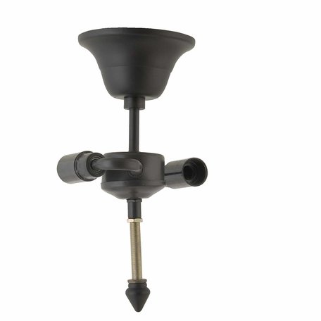 Hanglamp voor Tiffanykappen 18*10*20 cm E14/max 2*40W | Zwart | 5LL-96 | Clayre & Eef
