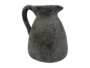 Decoratieve kan / kruik groot grijs 24x23 cm aardewerk | 317303 | Home Sweet Home | Stoer & Vintage Woonstijl_